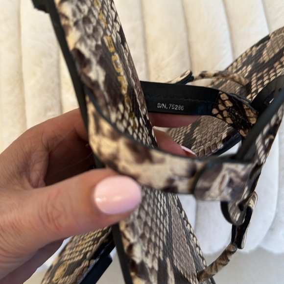 Tory Burch Snakeskin Stamped Miller Sandal 8.5 - Picture 8 of 11